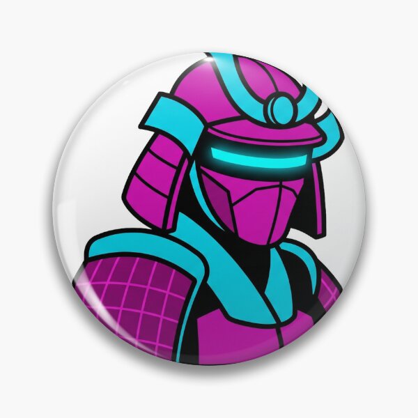 Item preview, Cyber Ronin Futuristic Neon Cyberpunk Samurai designed and sold by AestheticTrd.