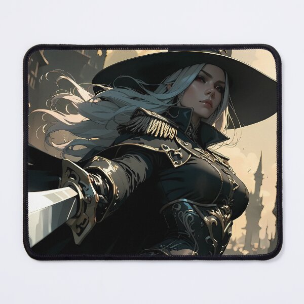 Item preview, Dark Fantasy Assassin Queen Gothic Warrior RPG Illustration designed and sold by BorgSpareParts.