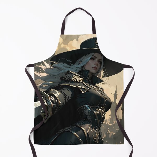Item preview, Dark Fantasy Assassin Queen Gothic Warrior RPG Illustration designed and sold by BorgSpareParts.
