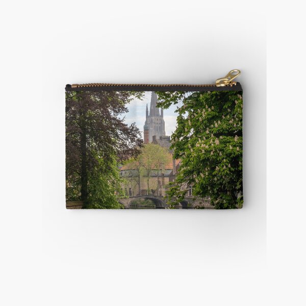 Item preview, Bruges, Belgium - Canal View with Church of Our Lady in the Distance designed and sold by jrtwynam.