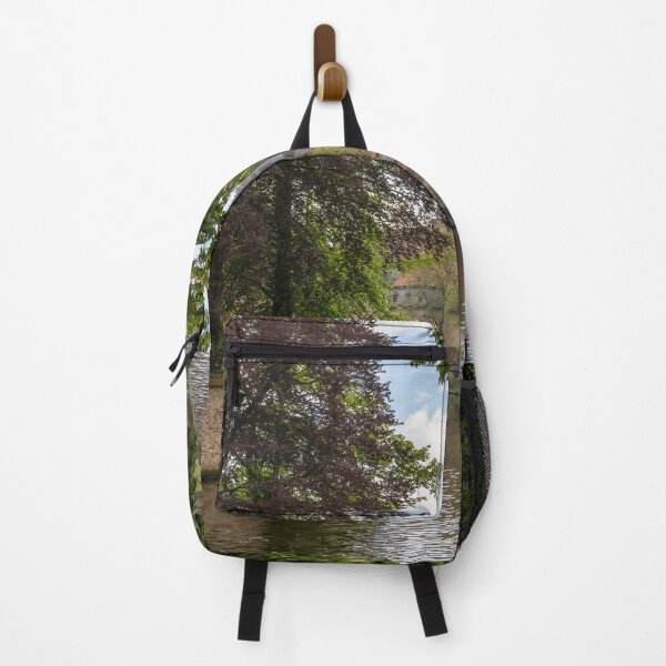 Item preview, Bruges, Belgium - Canal View with Church of Our Lady in the Distance designed and sold by jrtwynam.