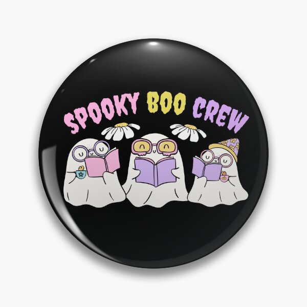 Item preview, Spooky boo crew, three ghosts reading designed and sold by BritishDelights.