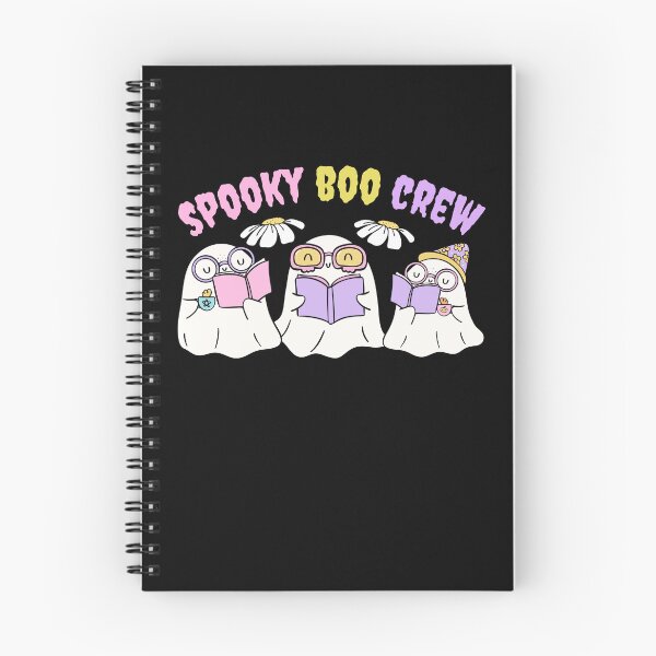 Item preview, Spooky boo crew, three ghosts reading designed and sold by BritishDelights.