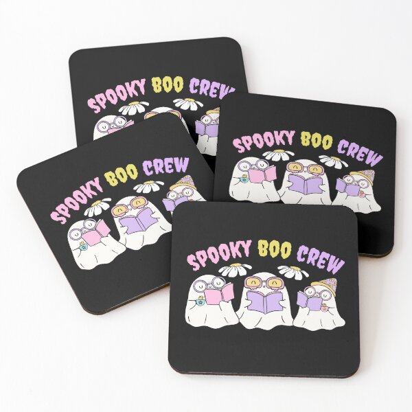 Item preview, Spooky boo crew, three ghosts reading designed and sold by BritishDelights.