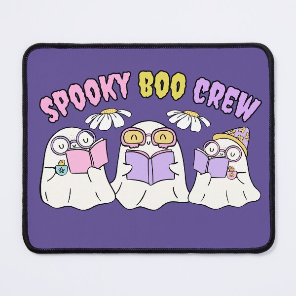 Item preview, Spooky boo crew, three ghosts reading designed and sold by BritishDelights.