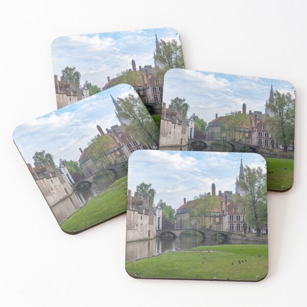 Item preview, Bruges, Belgium - Canal View with Historic Architecture designed and sold by jrtwynam.