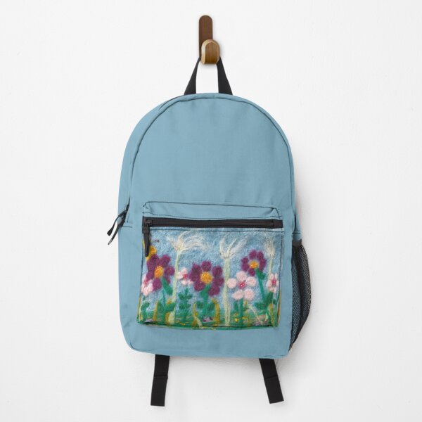Item preview, Floral Flowers Handmade Original Wool Felted Painting designed and sold by Linda Walsh.