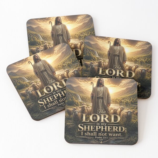 Item preview, Psalm 23:1 KJV – The Lord Is My Shepherd Christian Bible Verse Design designed and sold by Paltooproducts.