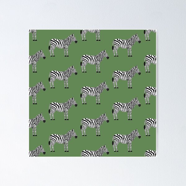 Item preview, Zebras on green designed and sold by reneesillus.