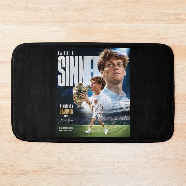 Item preview, Jannik Sinner Wimbledon Champion 2026 designed and sold by Malakiacount.