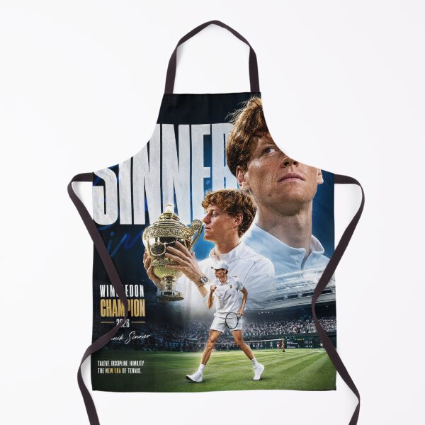Item preview, Jannik Sinner Wimbledon Champion 2026 designed and sold by Malakiacount.