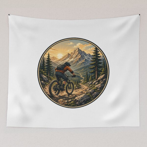Item preview, Mountain Biking Trail Adventure designed and sold by DariaOltes.