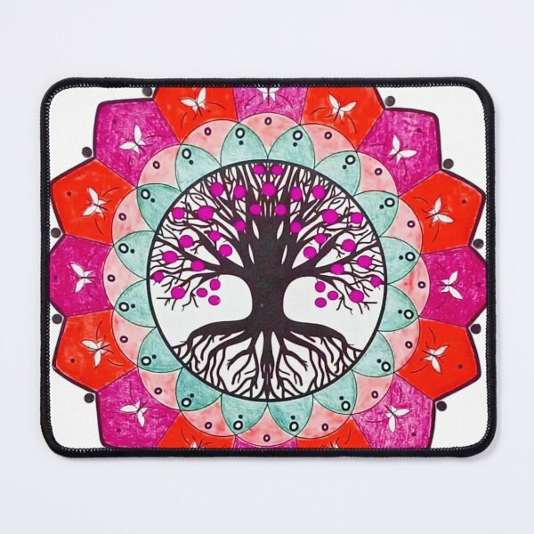 Item preview, Colorful Tree of Life Mandala Illustration designed and sold by anapldv.