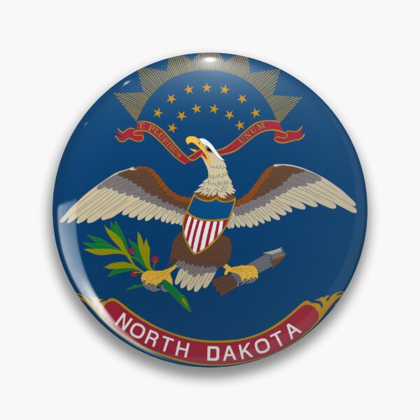 Item preview, Vintage North Dakota Flag - Distressed Retro Style designed and sold by youngVl.