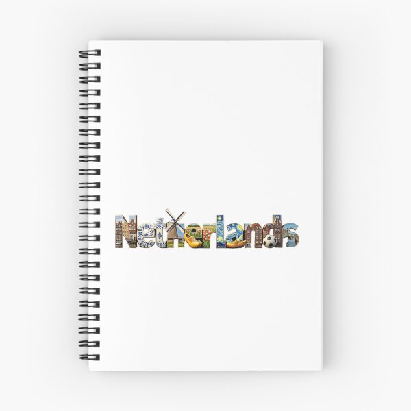 Item preview, Netherlands Landmark Typography | Dutch Culture & Travel Design designed and sold by VladisWorld.