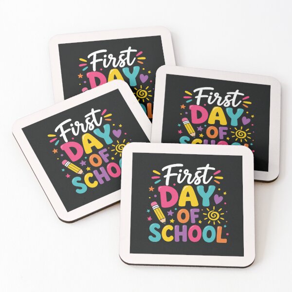 Item preview, First Day of School Colorful Teacher Student School Shirt designed and sold by AchraffPrint.