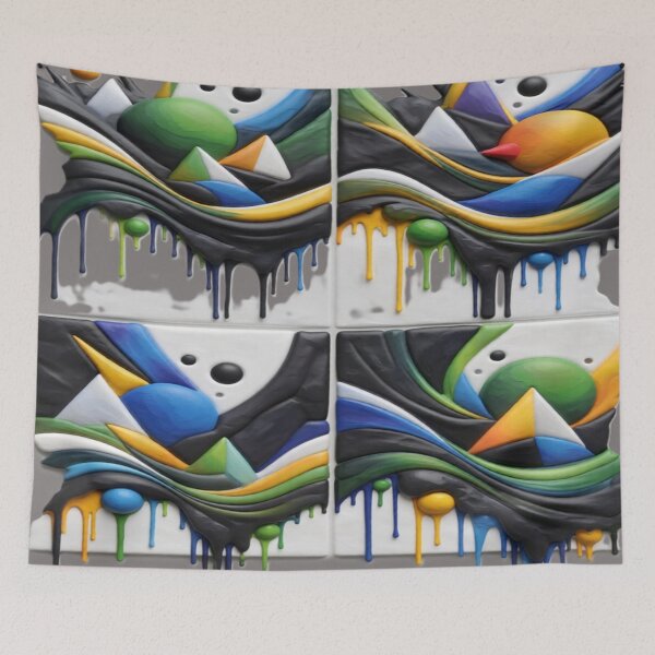 Item preview, flow state C colorful geometric abstract design designed and sold by SmashingDeals.