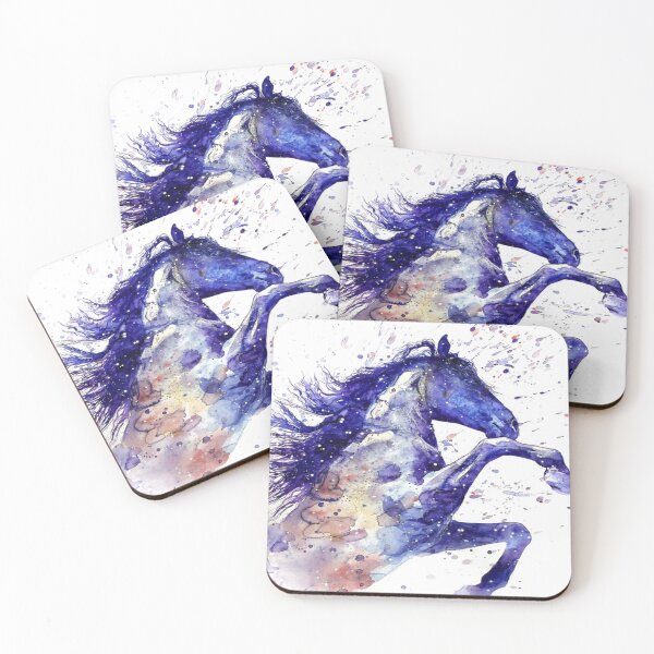Item preview, Colorful Paint Splash Horse designed and sold by GalaxyHaven.