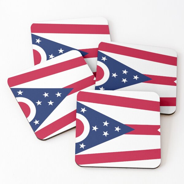 Item preview, Vintage Ohio Flag - Distressed Retro Style designed and sold by youngVl.