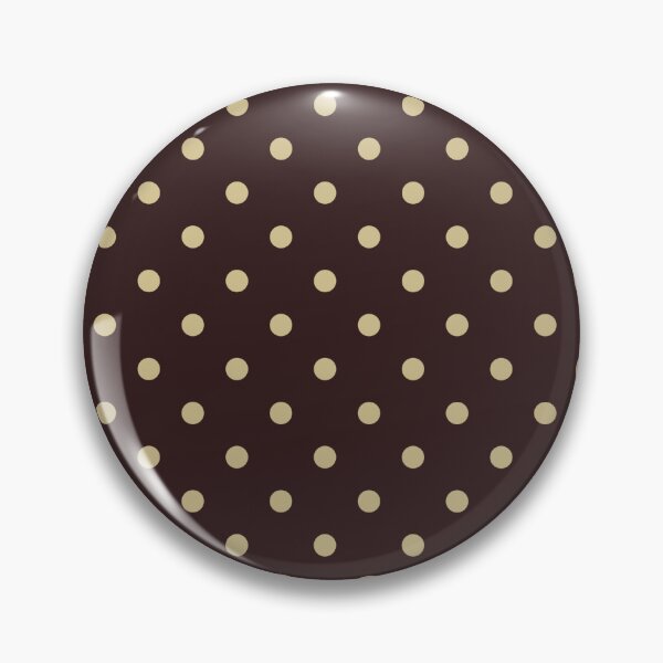 Item preview, Sorry Busy Brown/Yellow Polka Dot Pattern designed and sold by moonna designs.