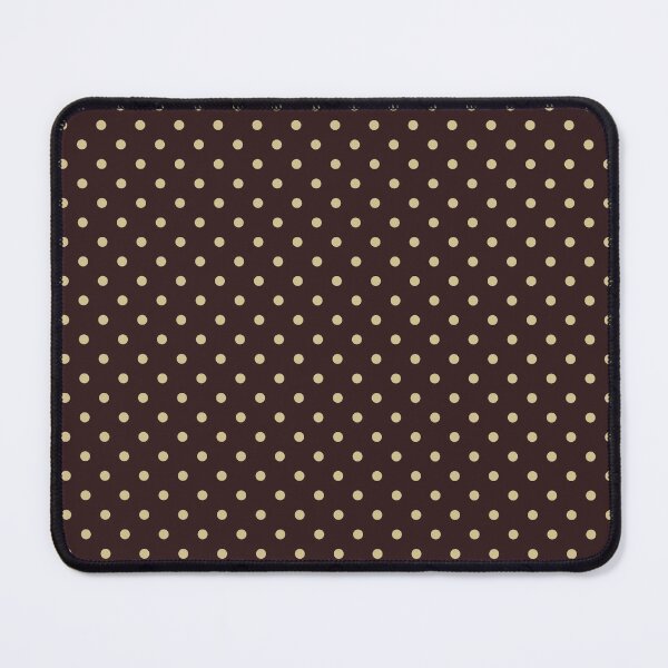 Item preview, Sorry Busy Brown/Yellow Polka Dot Pattern designed and sold by moonna designs.
