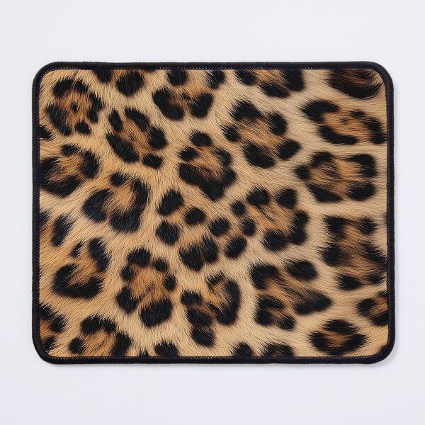 Item preview, Leopard Fur Pattern - Realistic Golden & Black Rosette Print Design designed and sold by Nine Lives Studio.