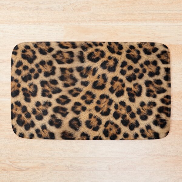 Item preview, Leopard Fur Pattern - Realistic Golden & Black Rosette Print Design designed and sold by Nine Lives Studio.