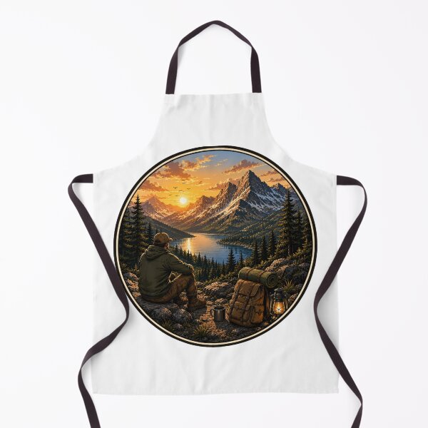 Item preview, Mountain Camping Sunset Escape designed and sold by DariaOltes.