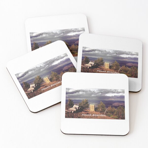 Item preview, YELLOWSTONE NATIONAL PARK fire lookout OUTHOUSES - Mount Sheridan designed and sold by SmyrnaBuffalo.
