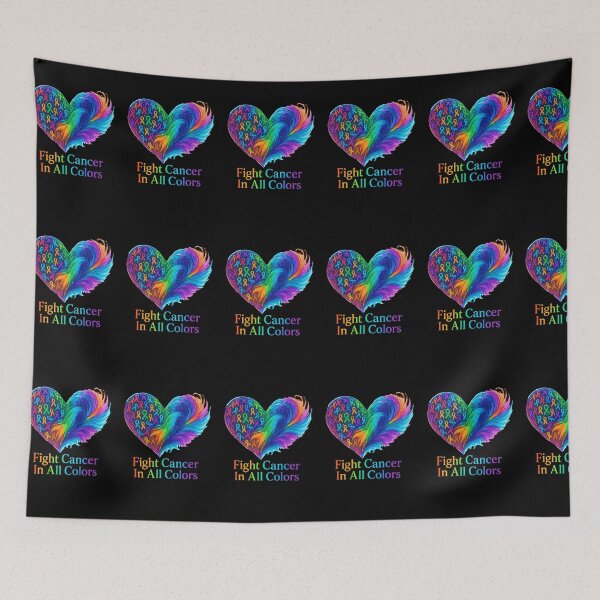 Item preview, fight cancer in all colors, Cancer Awareness, Cancer Warrior designed and sold by BlueDiamond-19.