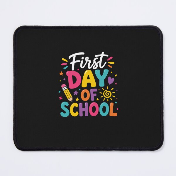Item preview, First Day of School Colorful Teacher Student School Shirt designed and sold by AchraffPrint.