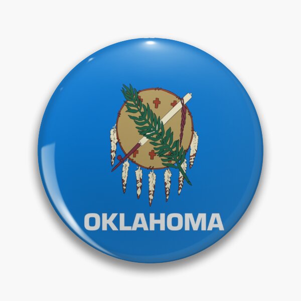 Item preview, Vintage Oklahoma Flag - Distressed Retro Style designed and sold by youngVl.