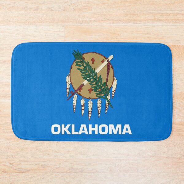Item preview, Vintage Oklahoma Flag - Distressed Retro Style designed and sold by youngVl.