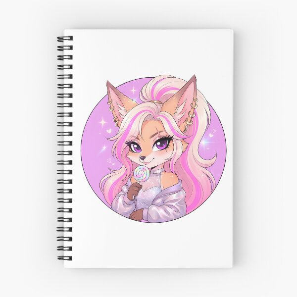 Item preview, Cute Glam Fox Girl - Kawaii Streetwear Nightlife Vixen Chibi designed and sold by CaliLuminos.