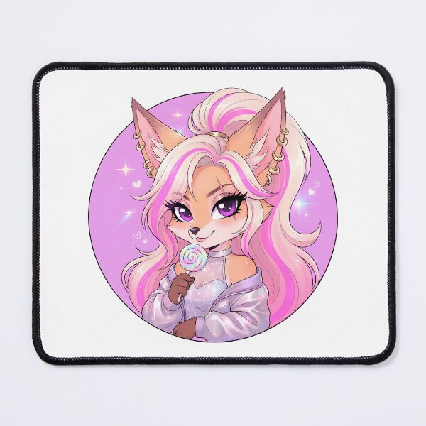 Item preview, Cute Glam Fox Girl - Kawaii Streetwear Nightlife Vixen Chibi designed and sold by CaliLuminos.