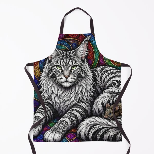 Item preview, Lab Visions 127: Maine Coon Rainbow Mandala designed and sold by The Psychedelic Anarchist.