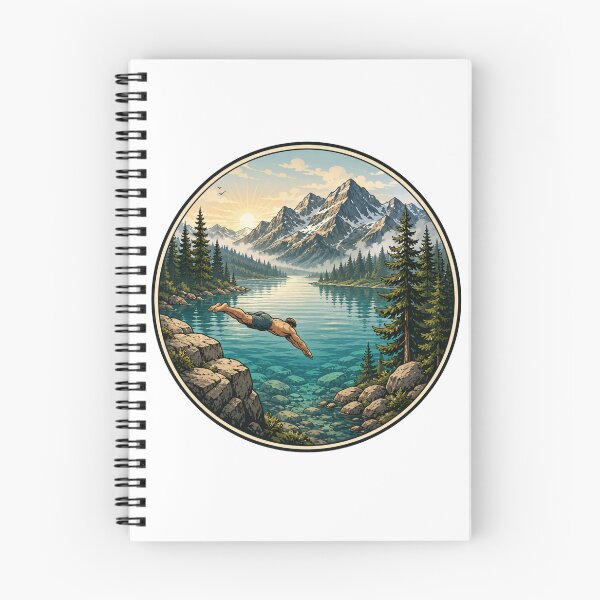 Item preview, Mountain Lake Cliff Diving Adventure designed and sold by DariaOltes.
