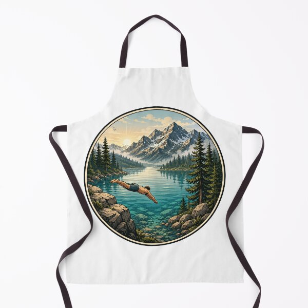 Item preview, Mountain Lake Cliff Diving Adventure designed and sold by DariaOltes.