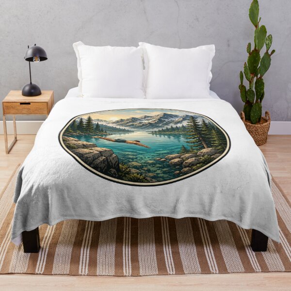 Item preview, Mountain Lake Cliff Diving Adventure designed and sold by DariaOltes.