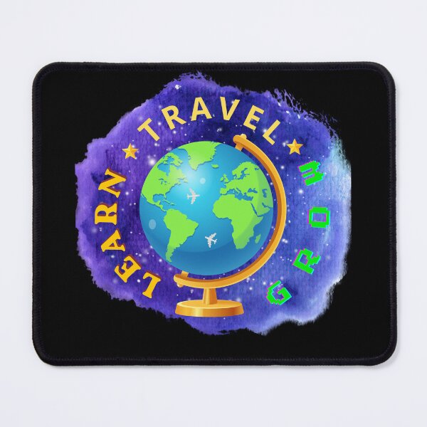 Item preview, Travel Learn Grow Funny Gifts For Travel Enthusiasts designed and sold by zebek-design.