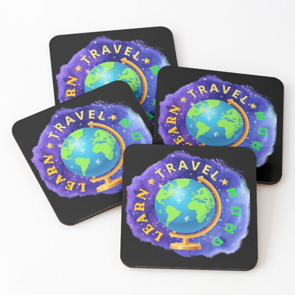 Item preview, Travel Learn Grow Funny Gifts For Travel Enthusiasts designed and sold by zebek-design.