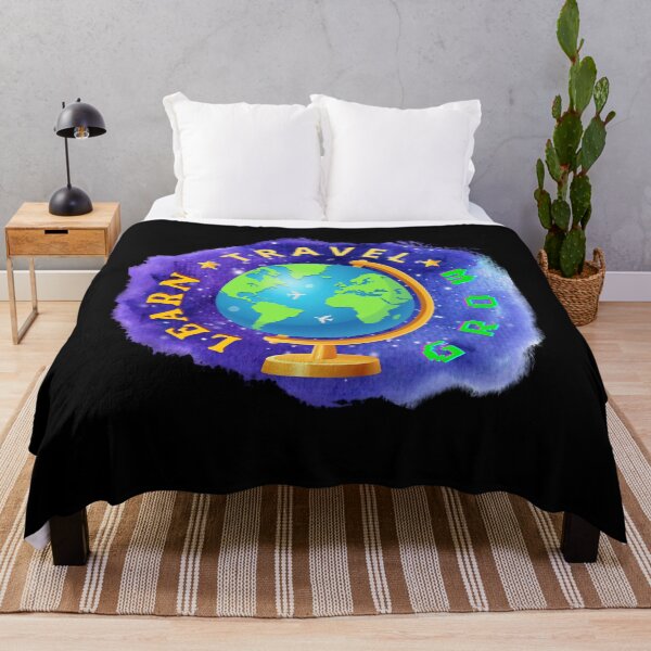 Item preview, Travel Learn Grow Funny Gifts For Travel Enthusiasts designed and sold by zebek-design.