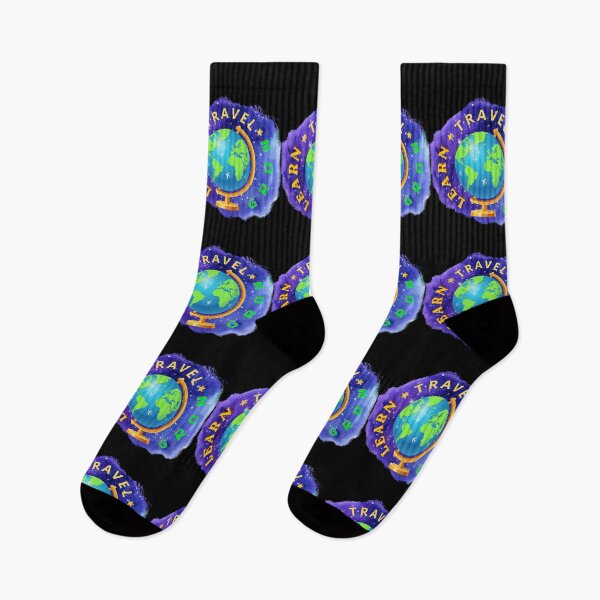 Item preview, Travel Learn Grow Funny Gifts For Travel Enthusiasts designed and sold by zebek-design.