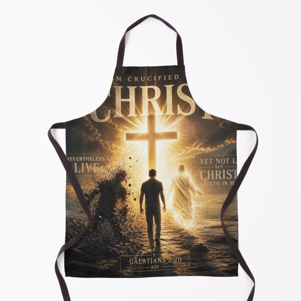 Item preview, Galatians 2:20 KJV – I Am Crucified With Christ Christian Bible Verse Design designed and sold by Paltooproducts.