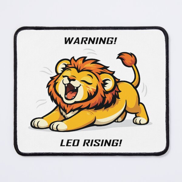 Item preview, Warning! Leo Rising! designed and sold by Remake Design Lab.