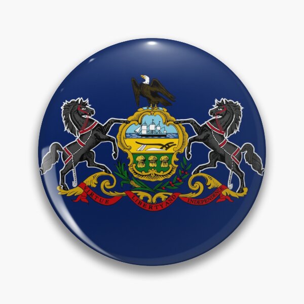 Item preview, Vintage Pennsylvania Flag - Distressed Retro Style designed and sold by youngVl.