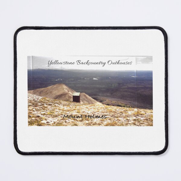Item preview, YELLOWSTONE NATIONAL PARK fire lookout OUTHOUSES - Mount Holmes designed and sold by SmyrnaBuffalo.
