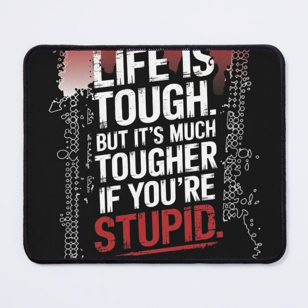 Item preview, Distressed Sarcastic Quote - Brutal Life Advice Typography designed and sold by yanderedev.