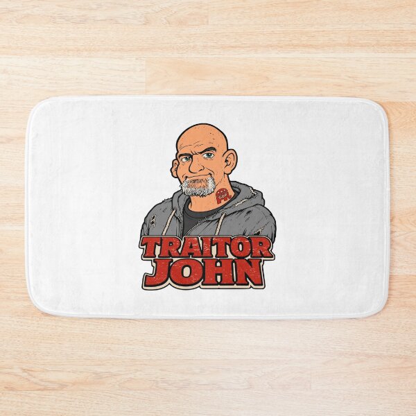 Item preview, Traitor John Fetterman GOP Neck Tattoo Political Satire Caricature designed and sold by EthosWear.