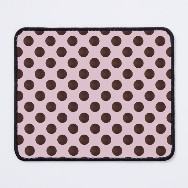 Item preview, New Crush Pink/Brown Polka Dot Pattern designed and sold by moonna designs.